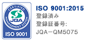 ISO 9001:2015 Registered
		Registration number:JQA－QM5075