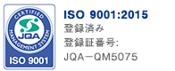 ISO 9001:2015 Registered
		Registration number:JQA－QM5075